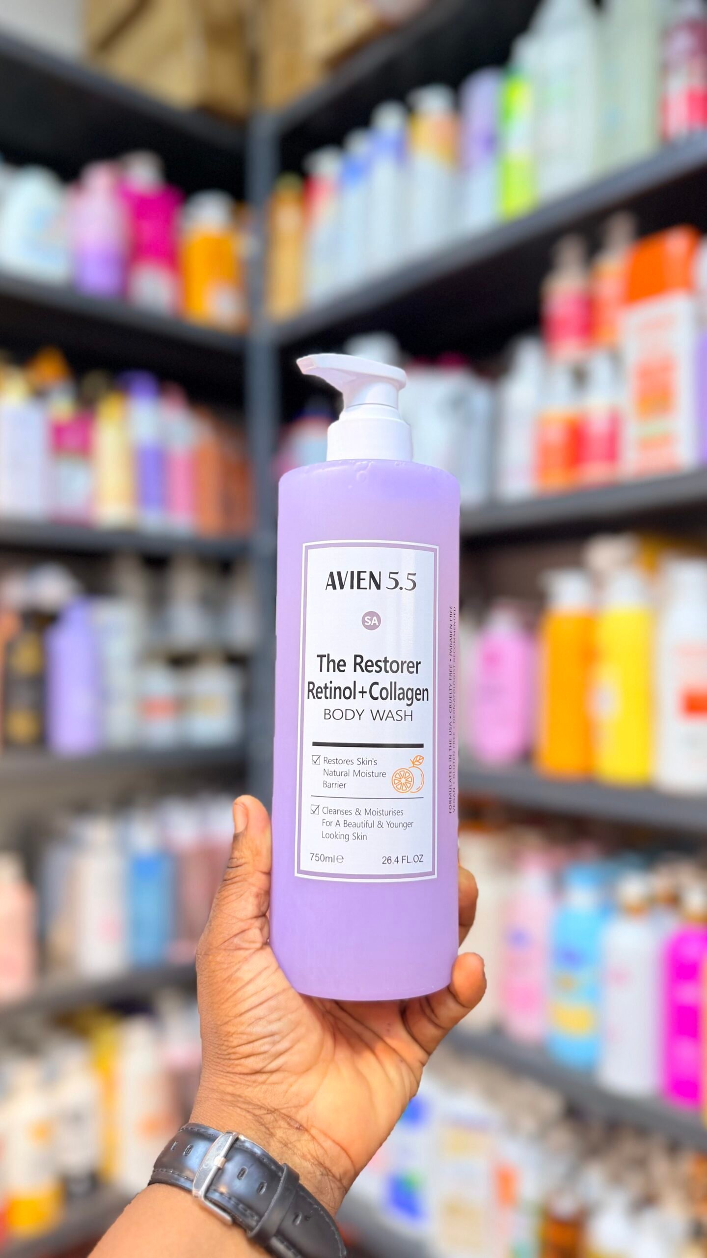 Avien 5.5 The Restorer Retinol + Collagen Body Wash 750ml