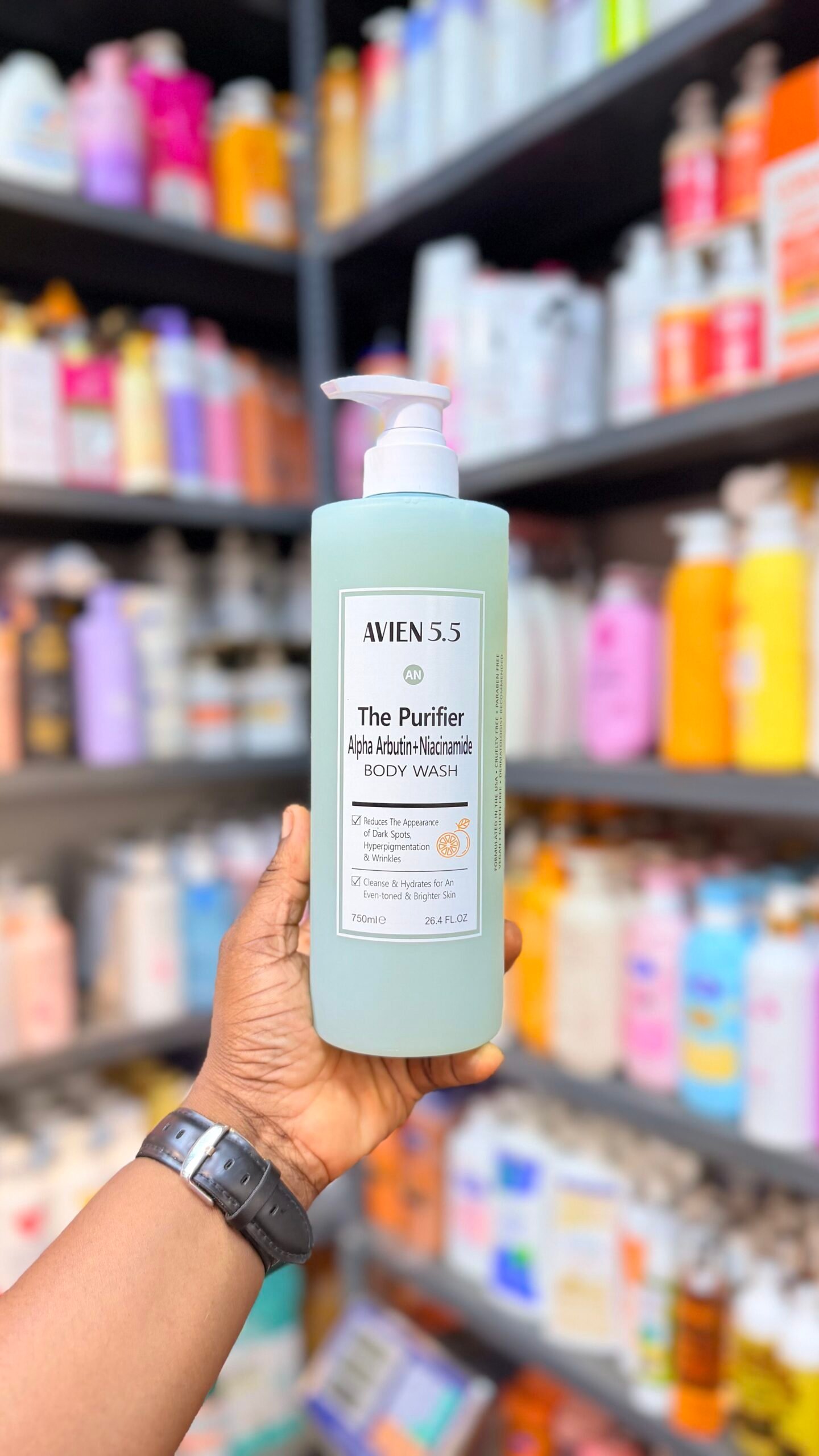 Avien 5.5 The Purifier Alpha Arbutin + Niacinamide Body Wash 750ml