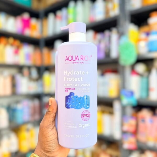 Aqua rich hydrate & protect body gel wash 1000ml