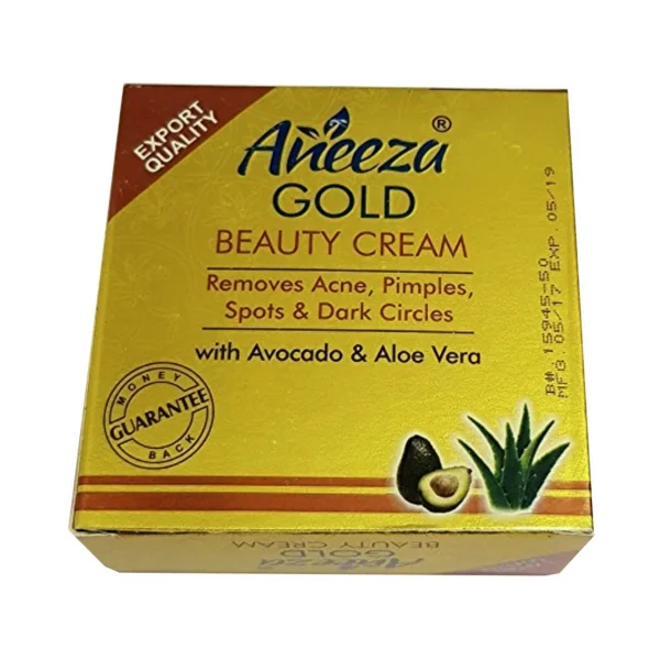 Aneeza Gold Beauty Cream With Avocado & Aloe Vera (30gm)