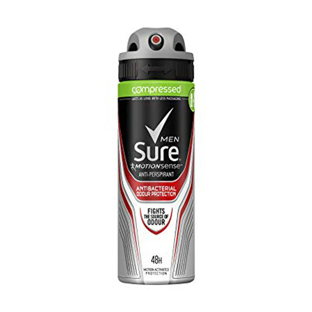 Sure Men Antibacterial Odor Protection Antiperspirant Deodorant 250ml