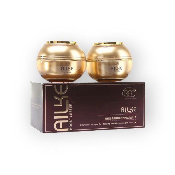 Ailke 24k Gold Collagen Revitalizing & Whitening 2 IN 1 set