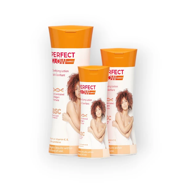 Perfect glow carrot clarifying body lotion 200ml ~ small