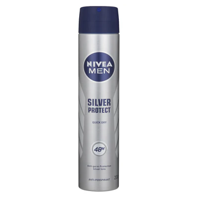 Nivea Men Silver Protect Deodorant Spray 200ml (Package may vary)