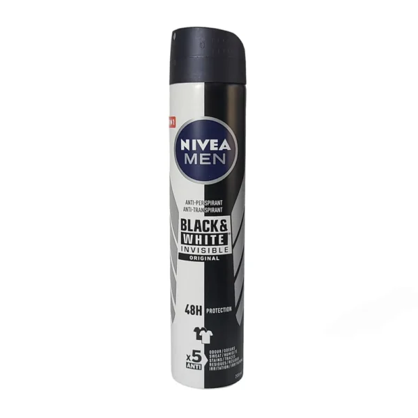 Nivea Black & White Invisible Original Anti-Perspirant Spray For Men