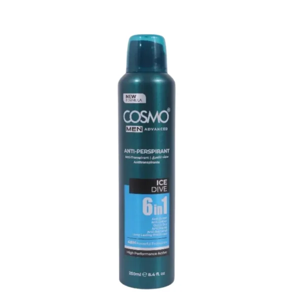Cosmo Advanced Men Anti Perspirant Ice Dive 6 in 1 250ml