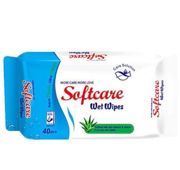 Softcare Wet Wipes 40pcs Big