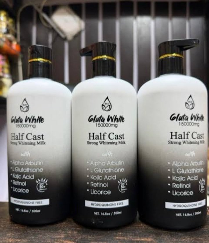 Gluta White Half Cast Strong Whitening Milk 500ml