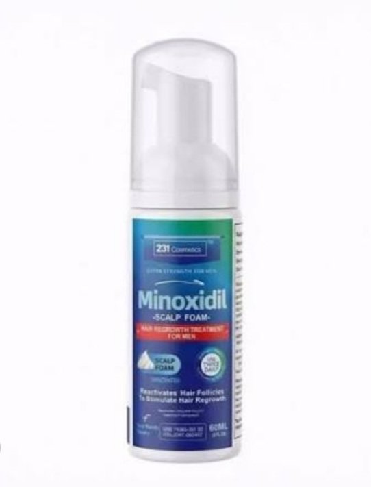 231 Cosmetics Foam Minoxidil Hair Regrowth Treatment For Men 60ml