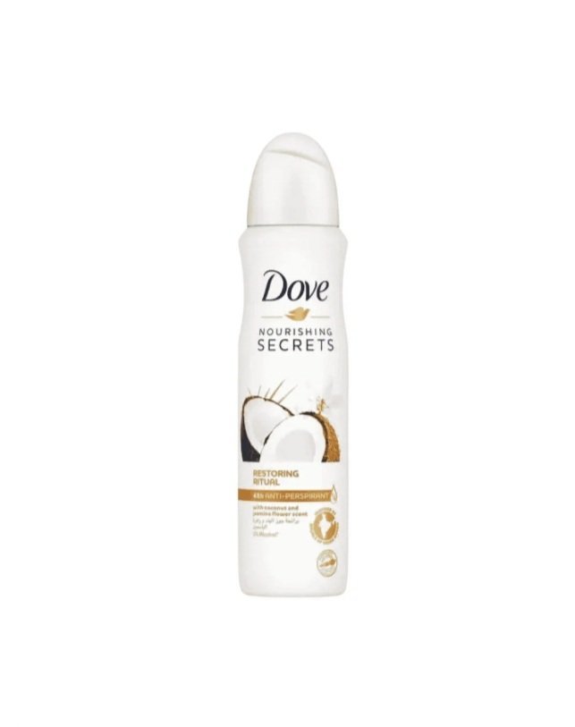 Dove Nourishing Secrets Restoring Ritual ;Coconut And Jasmine Flower Scent Anti Perspirant Spray 250ml