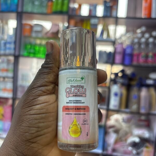 Bio nature healthy glow ampoule brightening serum deodorant roll on - radiant & refined ( arbutin + niacinamide)