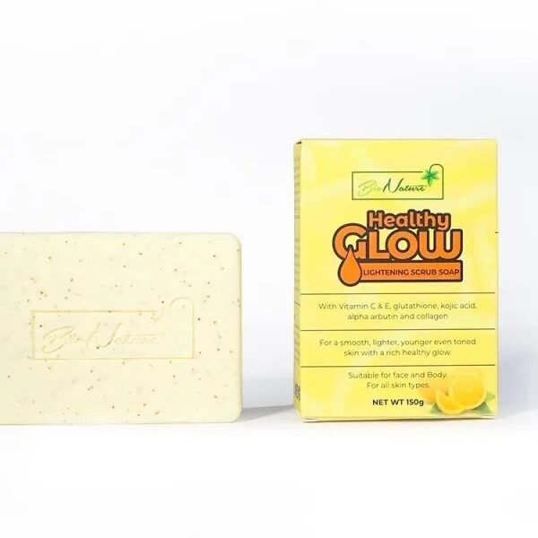 Bio nature healthy glow lightening scrub soap