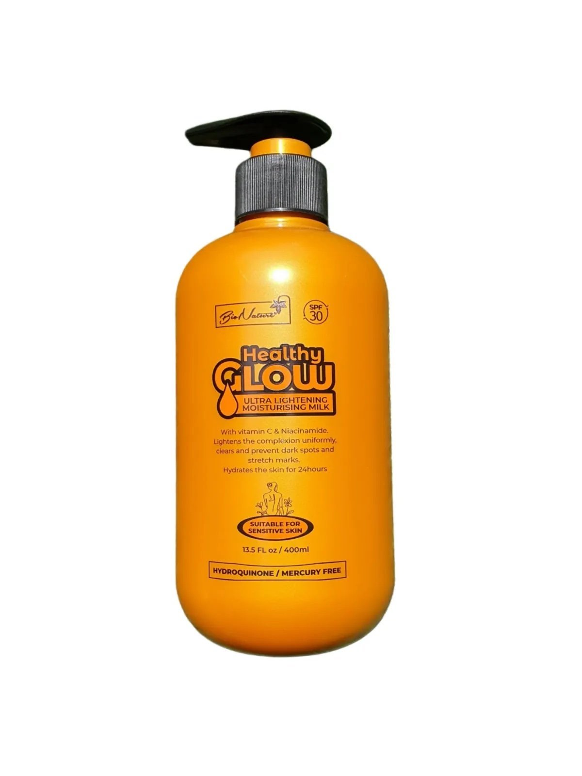 Bio nature healthy glow ultra lightening vitamin C & Niacinamide body lotion