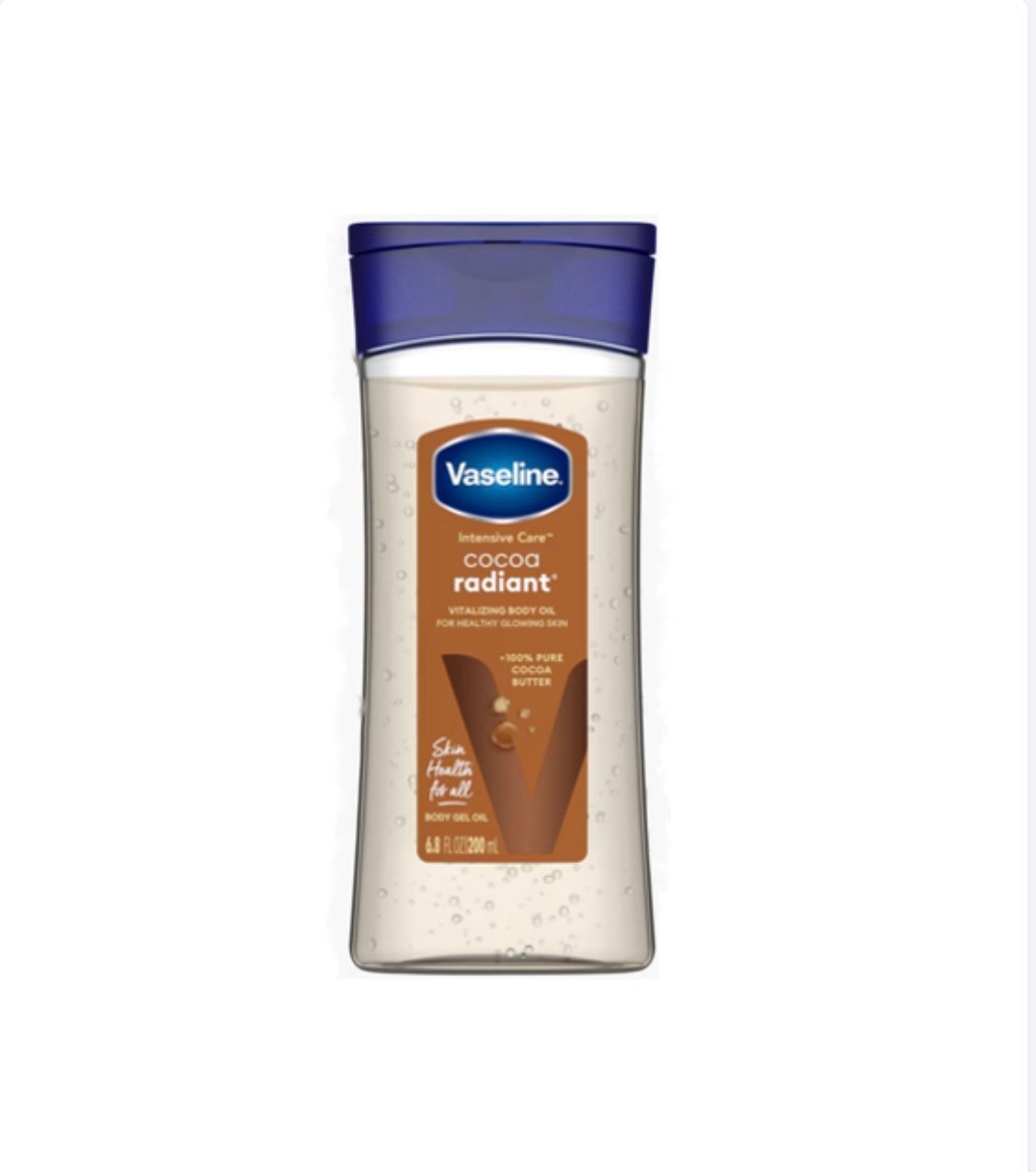Vaseline Intensive care Cocoa Radiant Vitalizing Body Oil (200ml)| China version