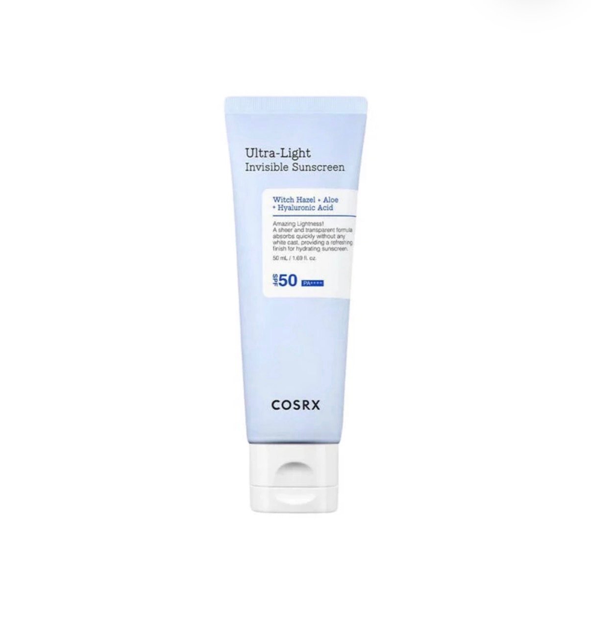 Cosrx Ultra-Light Invisible Sunscreen SPF50 PA++++ 50ml