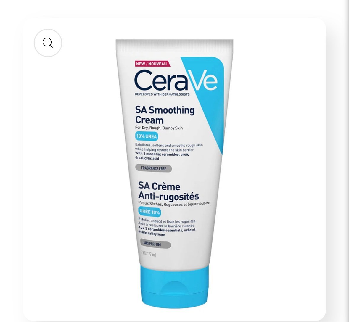 CeraVe SA Smoothing Cream UK 6oz/177ml