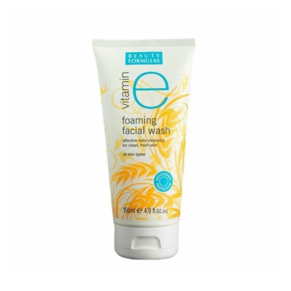 Beauty Formulas vitamin E foaming facial wash 150ml