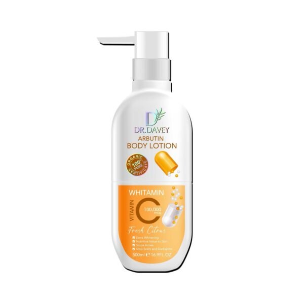 Dr davey vitamin c and arbutin body lotion 500ml