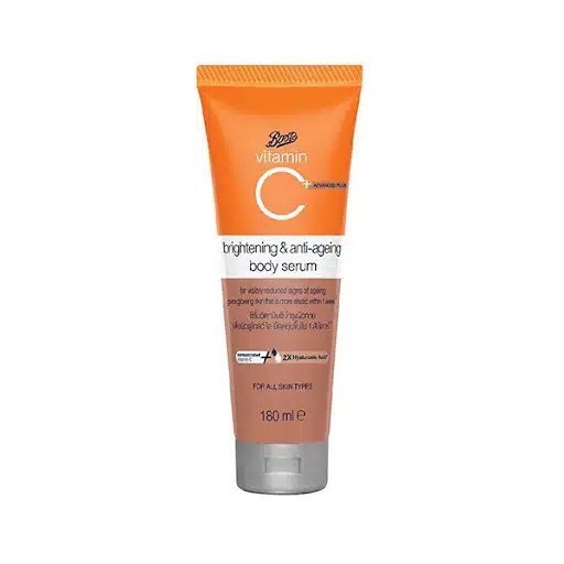 Boots Vitamin C Advanced Plus Brightening & Anti-Ageing Body Serum 180ml