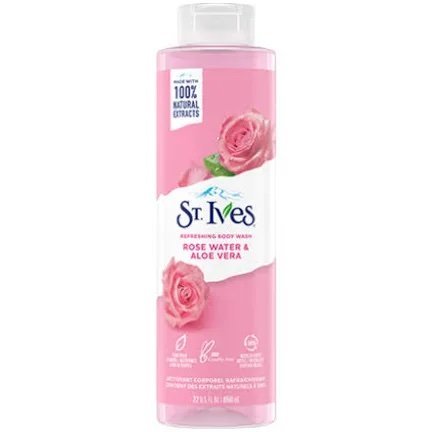 St Ives rosewater & aloe Vera refreshing body wash 650ml
