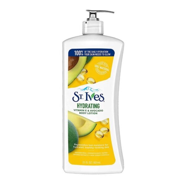 St Ives Lotion Hydrating Vitamin E & Avocado 621 ml