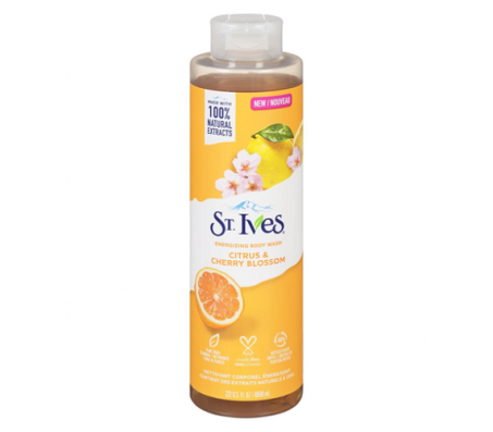 St Ives citrus & cherry blossom energizing body wash 650ml