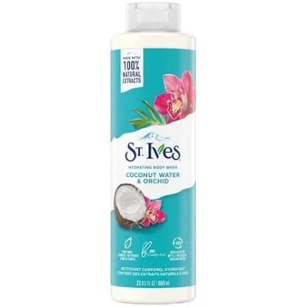 St Ives coconut water & orchid hydrating body wash 650ml