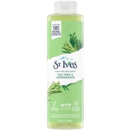 St Ives Tea tree & lemongrass purifying body wash 650ml