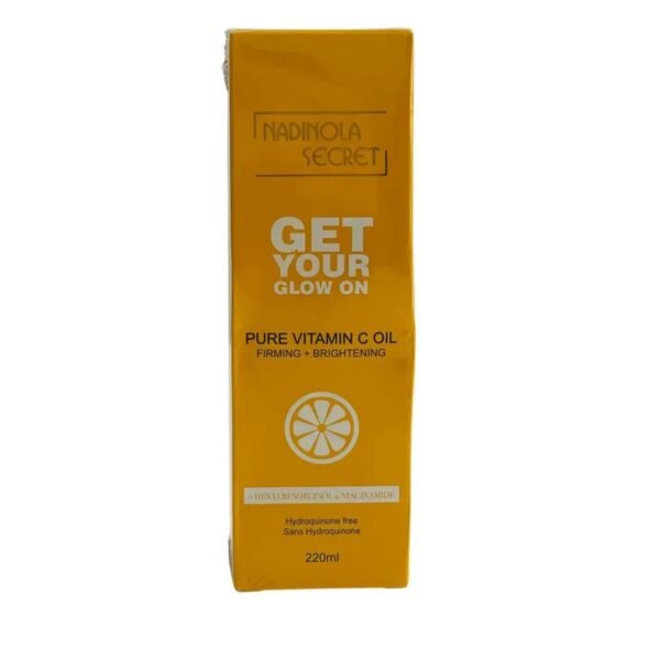 Nadinola Secret Get Your Glow On Pure Vitamin C Oil 220ml