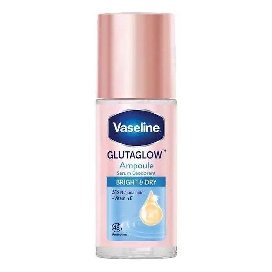 Vaseline GlutaGlow Ampoule Bright & Dry Serum Deodorant 45ml (Package may vary)