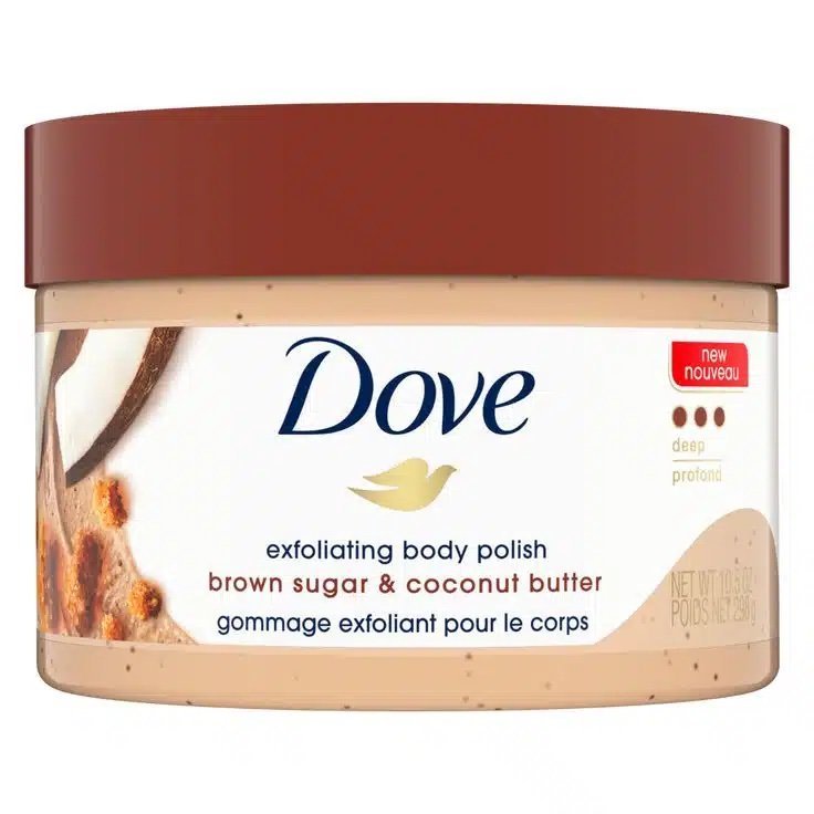 Dove Exfoliating Polish Brown Sugar & Coconut Butter body polish 10.5oz/298g