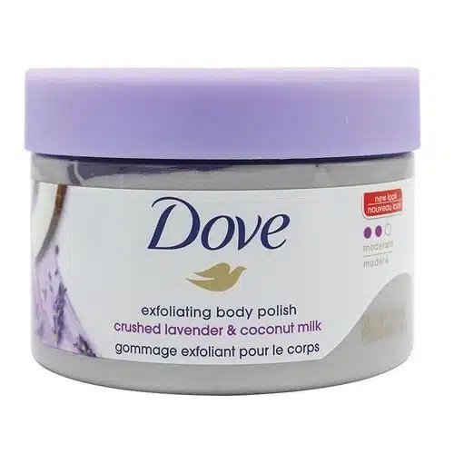 Dove Crushed Lavender And Coconut Milk Exfoliating Body Polish 10.5 oz