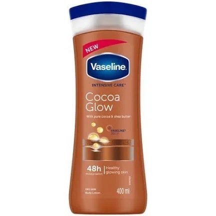 Vaseline cocoa glow body lotion (400ml)