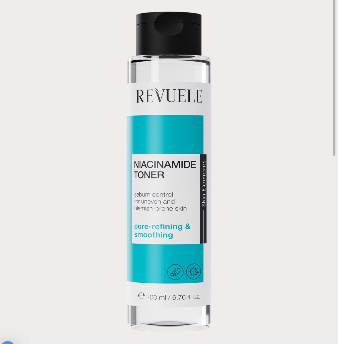 REVUELE NIACINAMIDE TONER 200ml (WITH DEFAULT ON THE COVER)