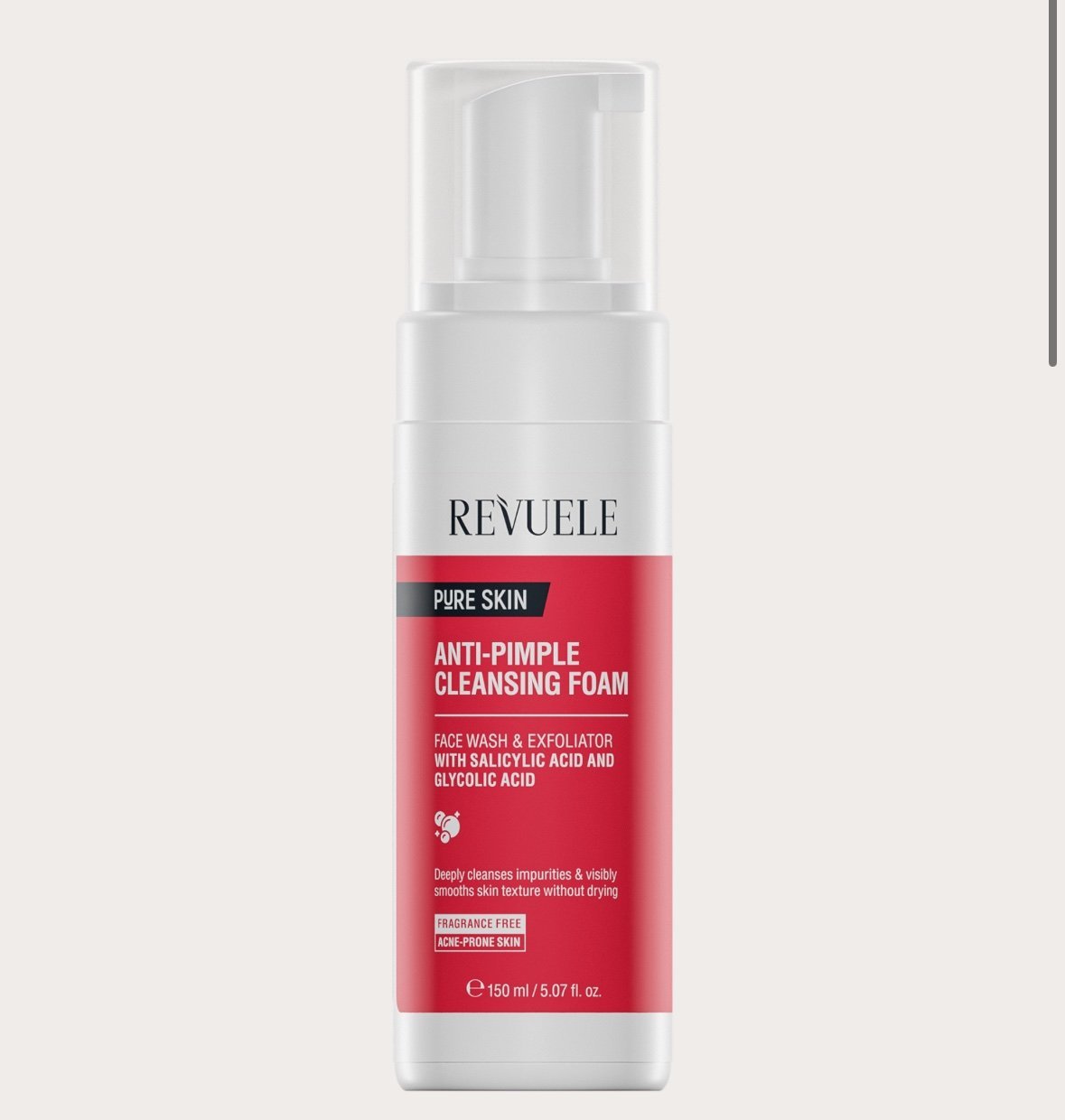 REVUELE ANTI-PIMPLE CLEANSING FOAM 150ml
