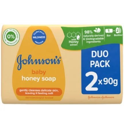 Johnson's baby honey baby soap duo pack