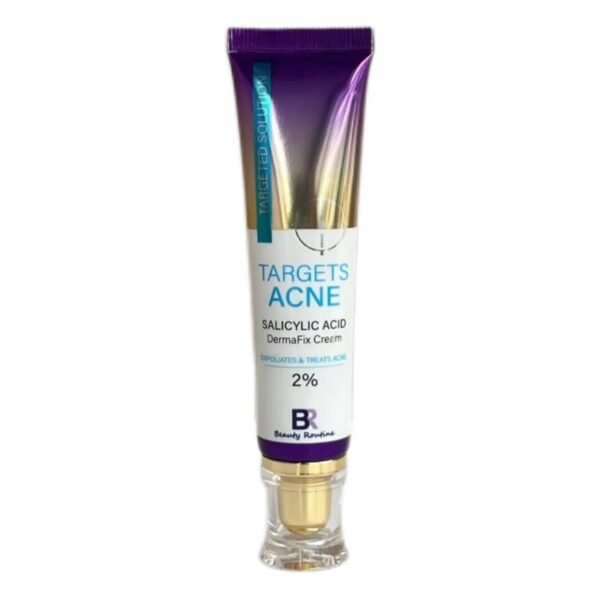 Beauty routine target acne salicylic 2% derma fix cream