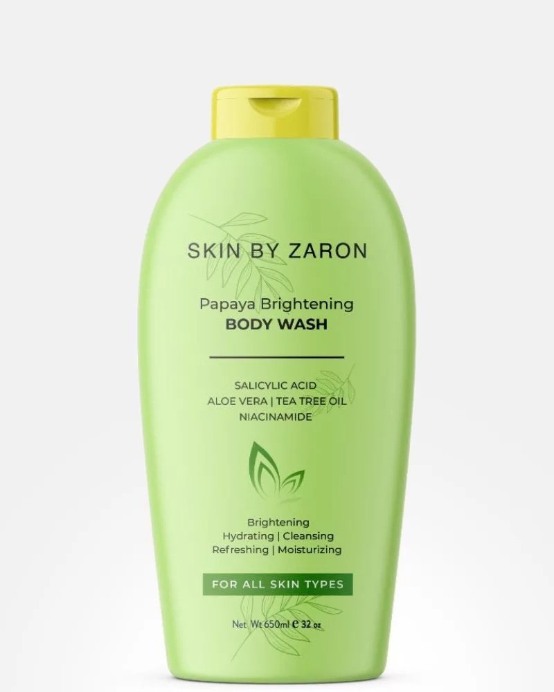 Skin by zaron papaya brightening body wash 650ml