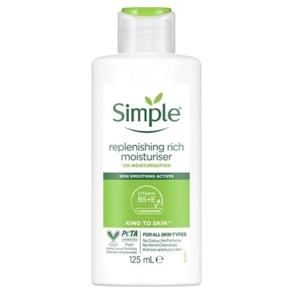 Simple replenishing rich moisturizer 125ml