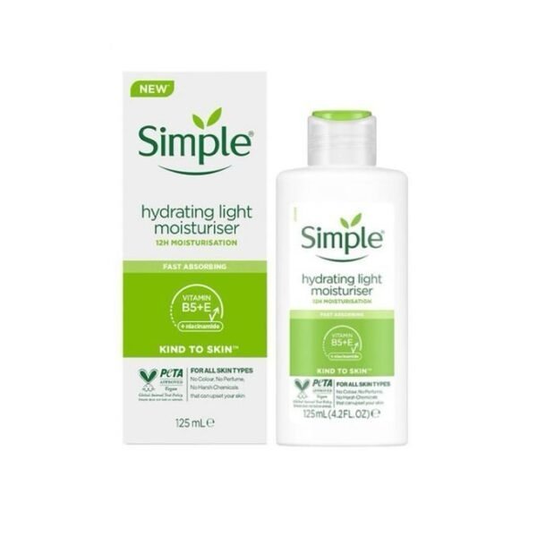 Simple hydrating light moisturizer 125ml