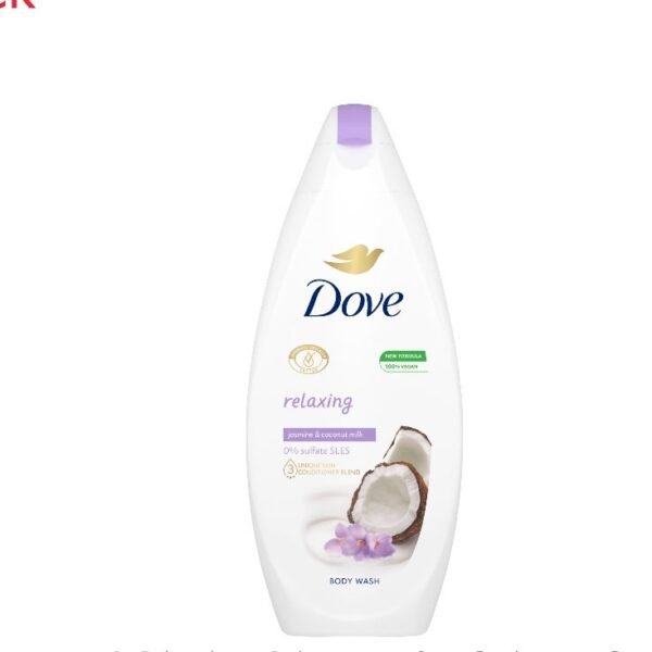 Dove Relaxing Jasmine & Coconut Milk Body Wash 750ml