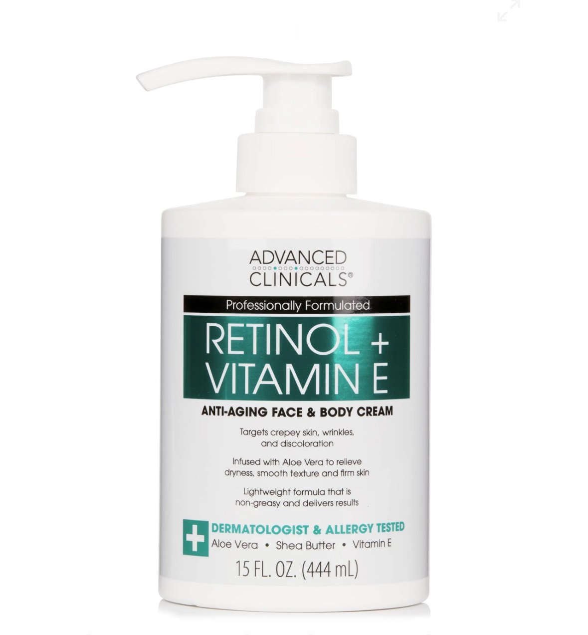Advanced clinical Retinol+ vitamin E Anti- Aging face and body lotion(444ml)