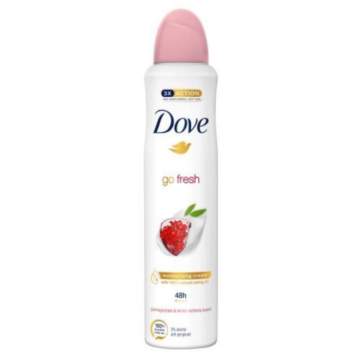 Dove Advanced Care Go Fresh Pomegranate & Lemon Verbena Scent Deodorant Spray 250ml