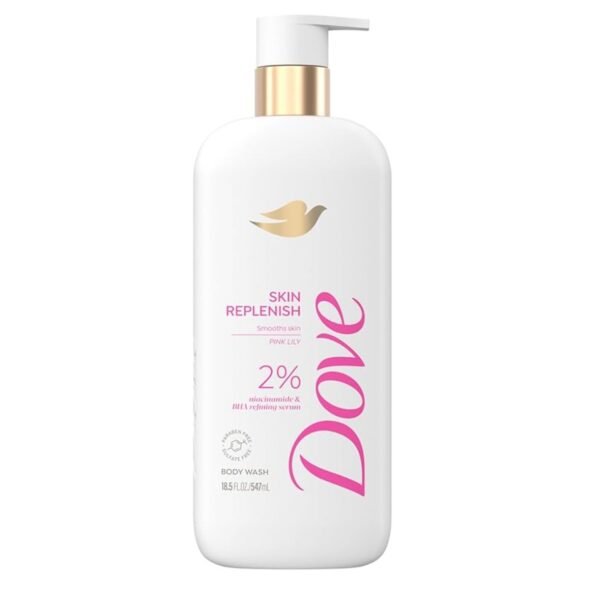 Dove Skin Replenish 2% Niacinamide & BHA Serum Body Wash 18.5 Fl Oz
