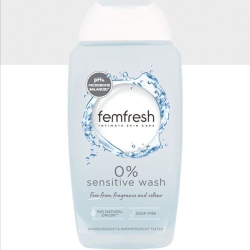 Fem fresh 0% sensitive feminine wash 250ml