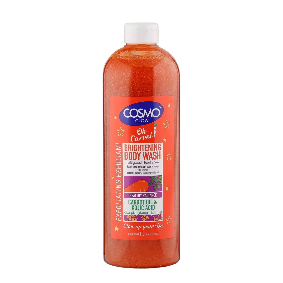 Cosmo Glow White Oh Carrot Brightening Exfoliating Body Wash 1000ml