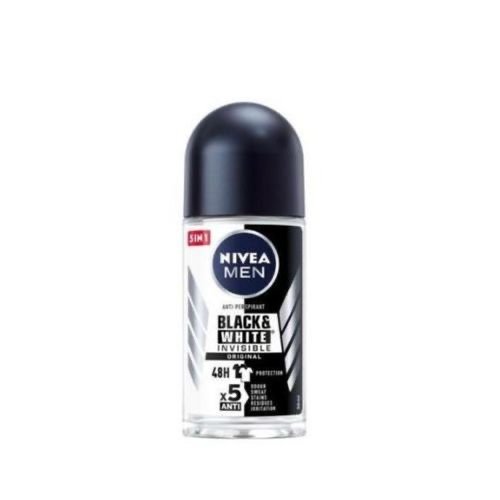 Nivea Men Black & White Invisible Original Anti-Perspirant Roll-On 72H Protection 50ml