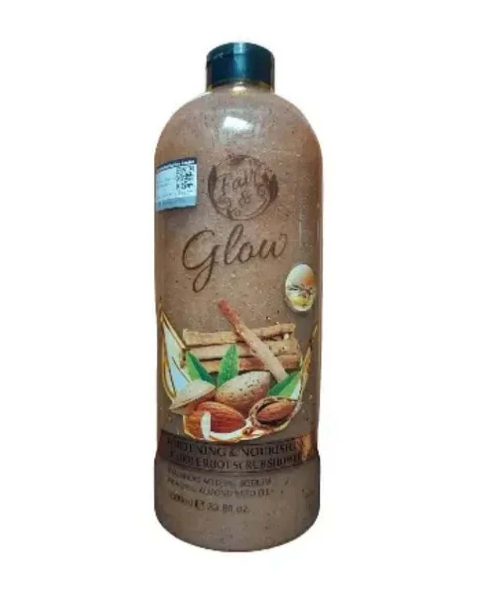 Fair & glow whitening & nourishing licorice root scrub shower gel