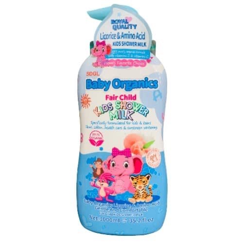 Baby Organics fair child kids shower milk ( Licorice & Amino Acid) | 1000ml