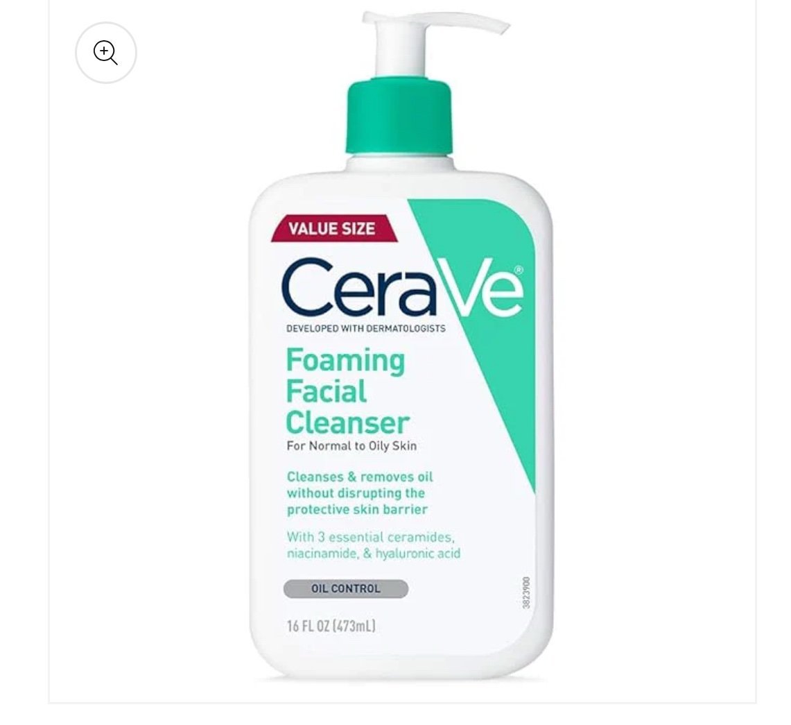 CeraVe Foaming Facial Cleanser 16 oz (US)